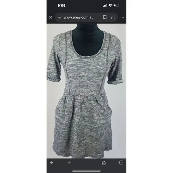 Anthropologie Saturday Sunday‎ Desna Knit Sweater Dress Women's Size Medium (U) - Picture 6 of 7